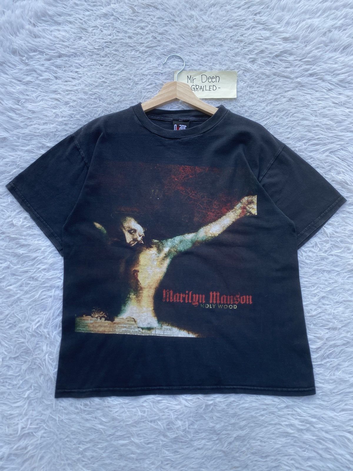 Band Tees Vtg Marylin Manson Guns, God and Government (Holy Wood Era) Size US M / EU 48-50 / 2 - 1 Thumbnail