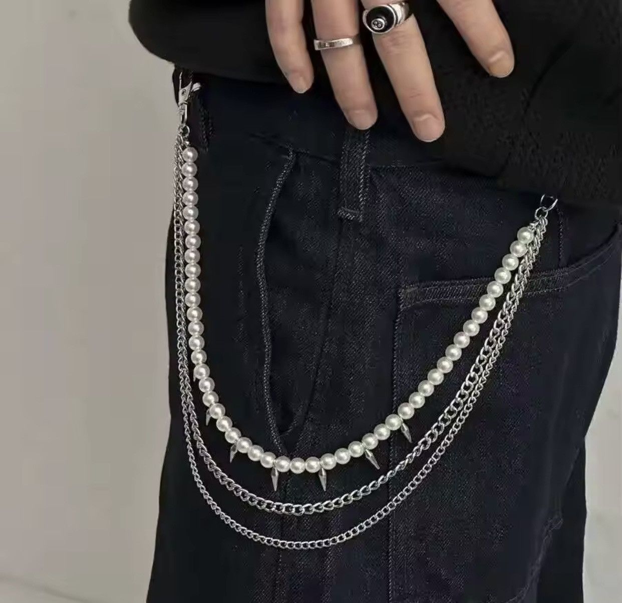 Jewelry New Jeans CCB Beaded U-shaped Waist Chain Size ONE SIZE - 1 Thumbnail