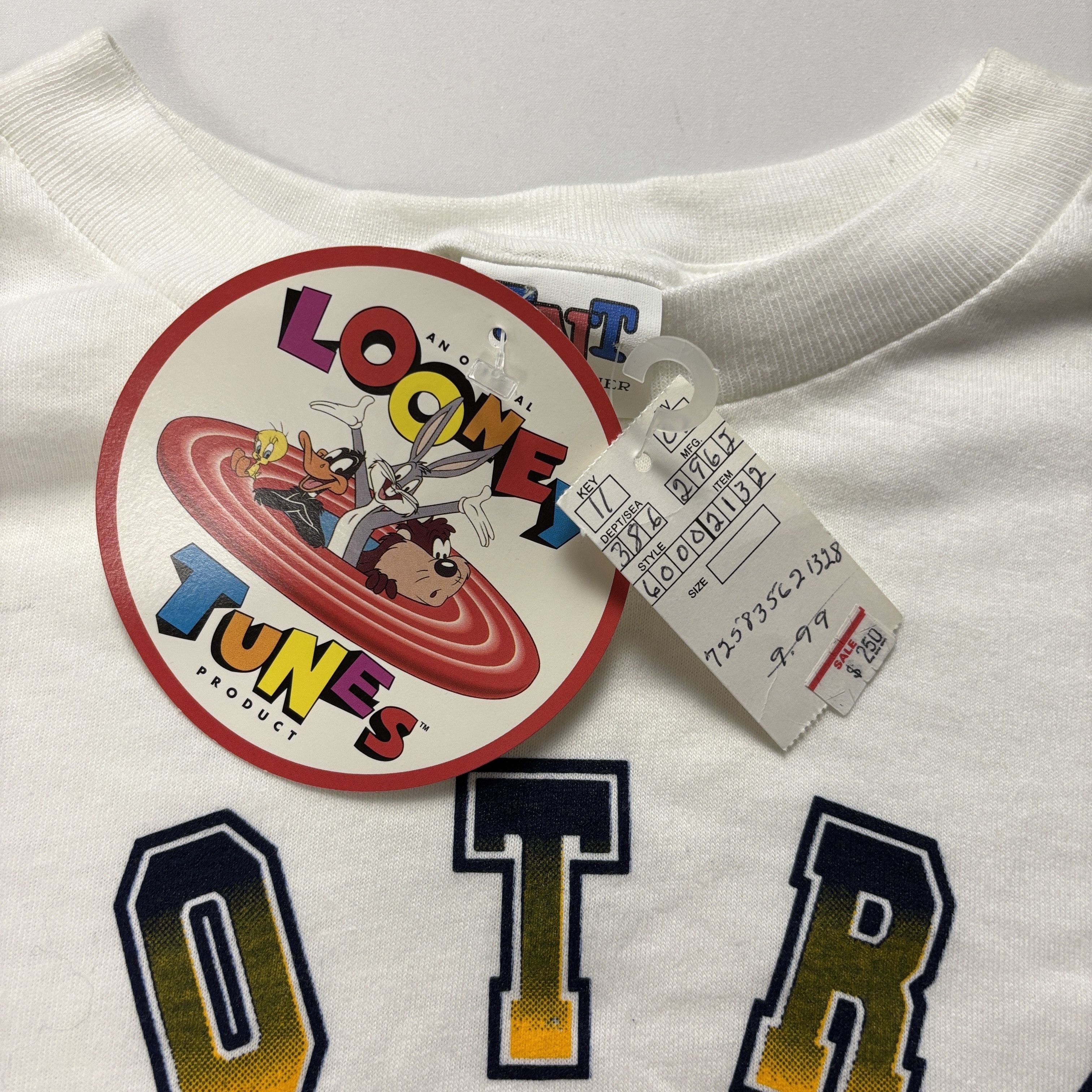 Other Vintage University Notre Dame Taz Looney Tunes Shirt NWT Size US XL / EU 56 / 4 - 7 Thumbnail