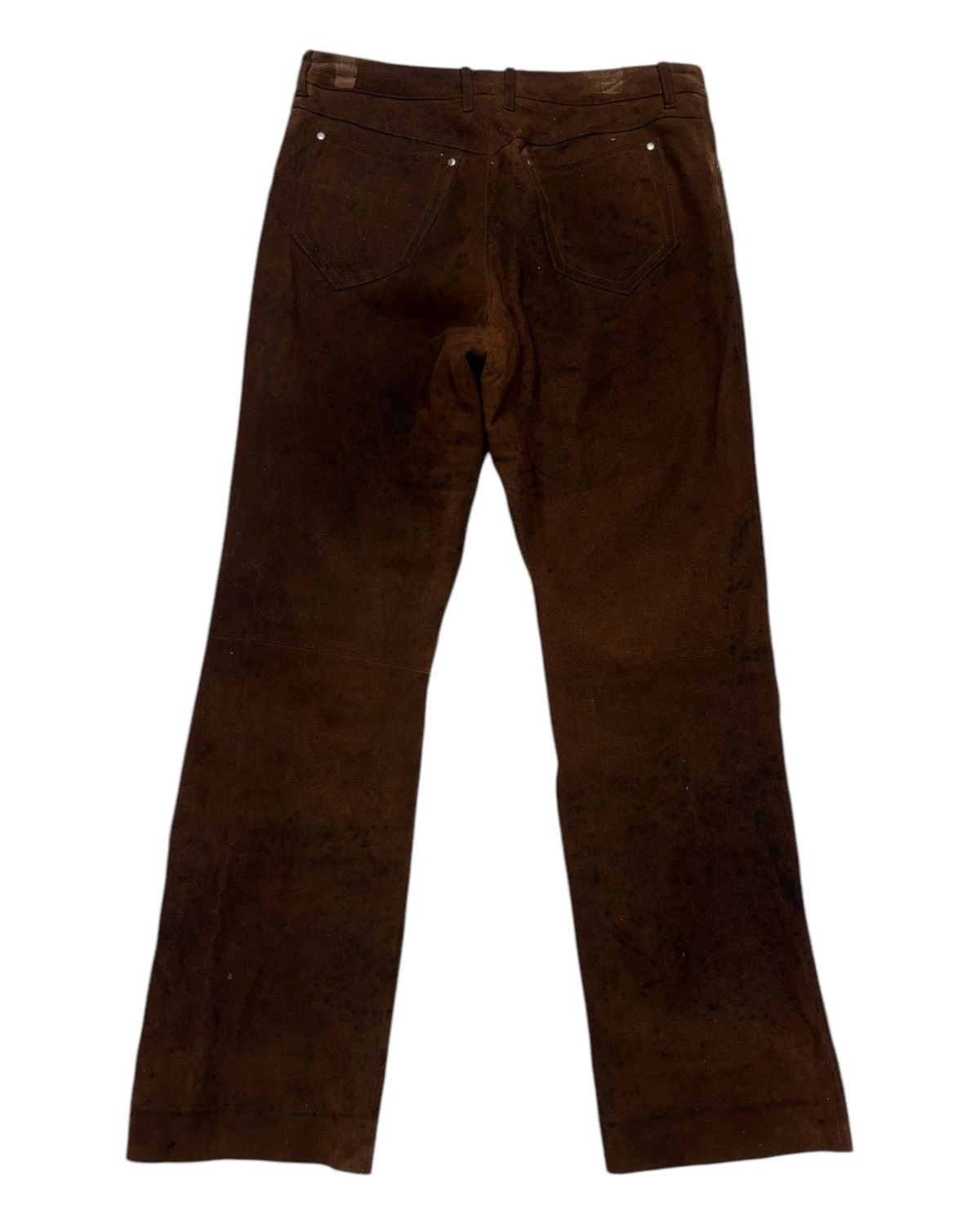 Genuine Leather Vintage Monsieur Nicole Cowhide Leather Pants Cowboy Size US 30 / EU 46 - 4 Thumbnail