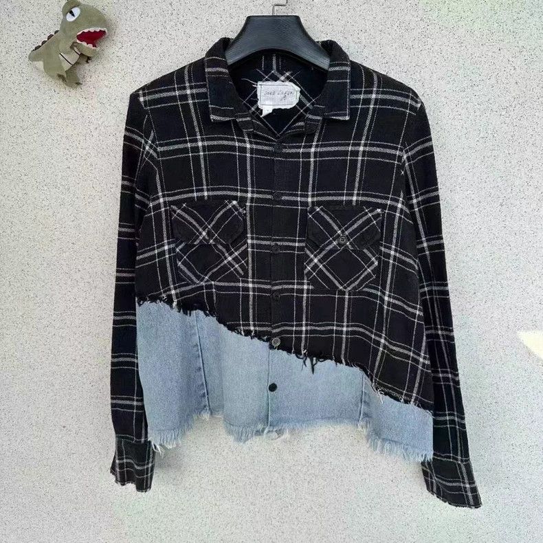 greg laurenSplicing denim jacket 2505-Nextarrow