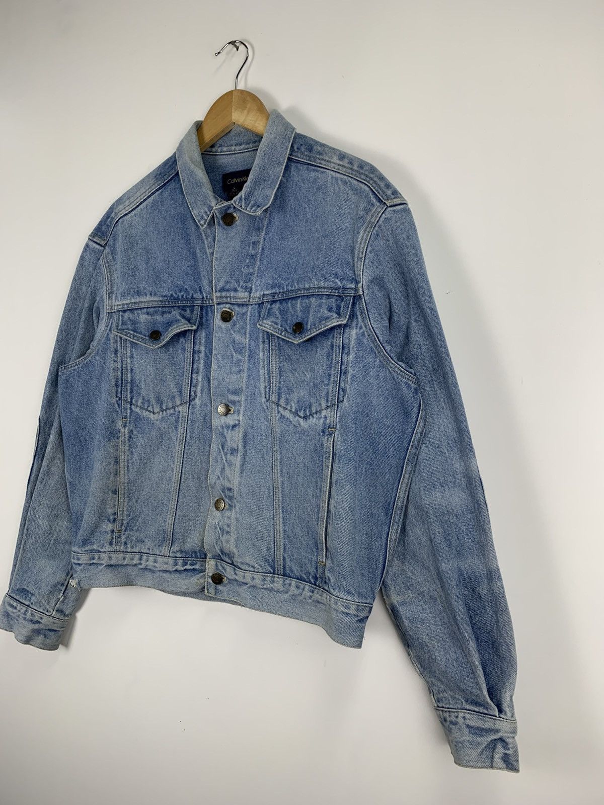 Calvin Klein × Vintage Vintage Calvin Klein Denim Jacket Size US S / EU 44-46 / 1 - 4 Thumbnail