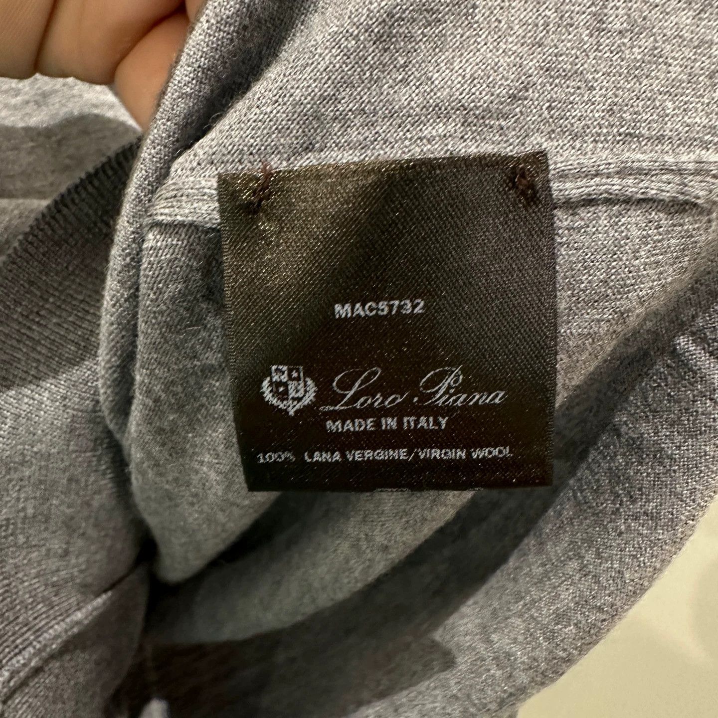 Loro Piana Loro Piana may534 Solid Wool Sweater 42 Size M / US 6-8 / IT 42-44 - 4 Thumbnail
