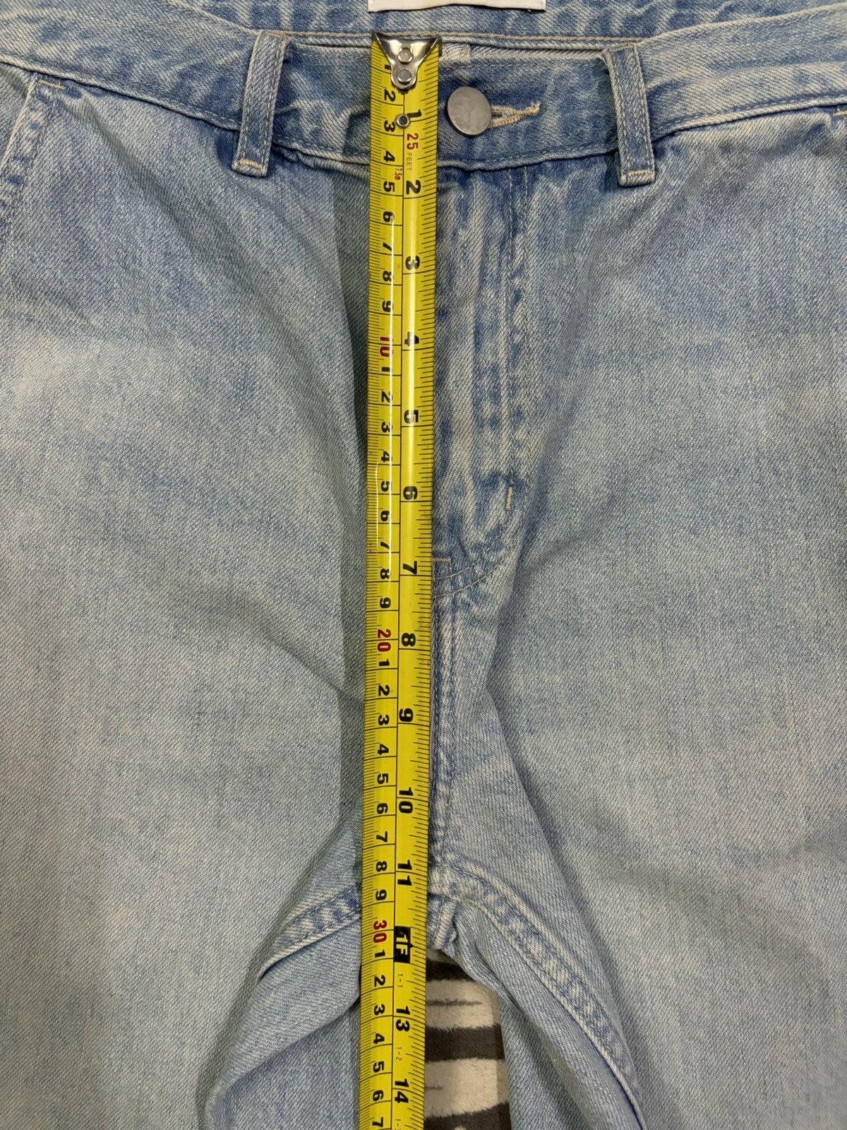 JW Anderson × Uniqlo Vintage JW Anderson x Uniqlo Blue Wash Baggy Carpenter Jeans Size US 30 / EU 46 - 17 Thumbnail