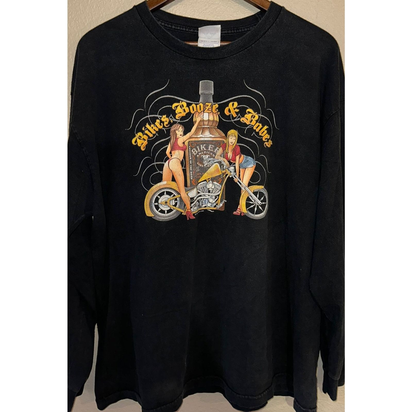 Other 👕 Alstyle Apparel "Bikes, Booze & Babes" T-Shirt Size XL Size US XL / EU 56 / 4 - 1 Thumbnail