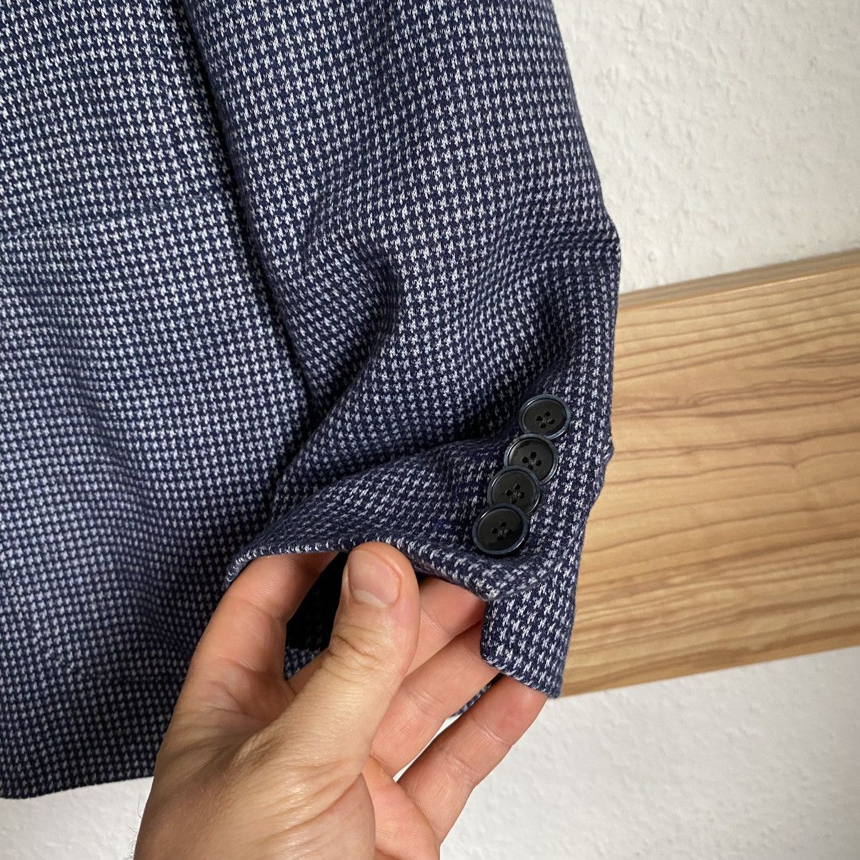 Suitsupply Blazer Louis Copeland Gray/Purple Size 50L - 8 Thumbnail