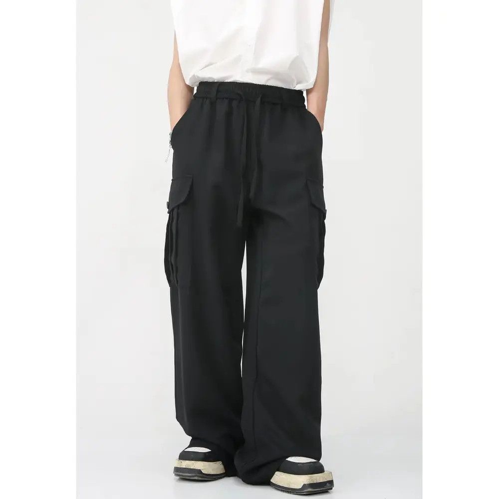 Japanese Brand × Jean Hip Hop High Street Loose Fit Large Pocket Casual Pants Size US 31 - 1 Thumbnail