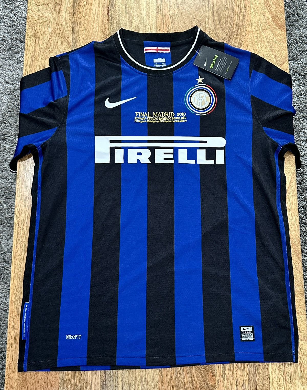 Inter Milan Champions League Final XL Jersey 09-10 Ronaldo