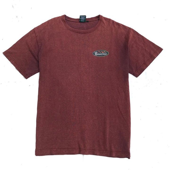 Hysteric Glamour × Manastash × Mountain Research Manastash organic mountainering apc Red Maroon Tshirt tee Size US L / EU 52-54 / 3 - 2 Thumbnail