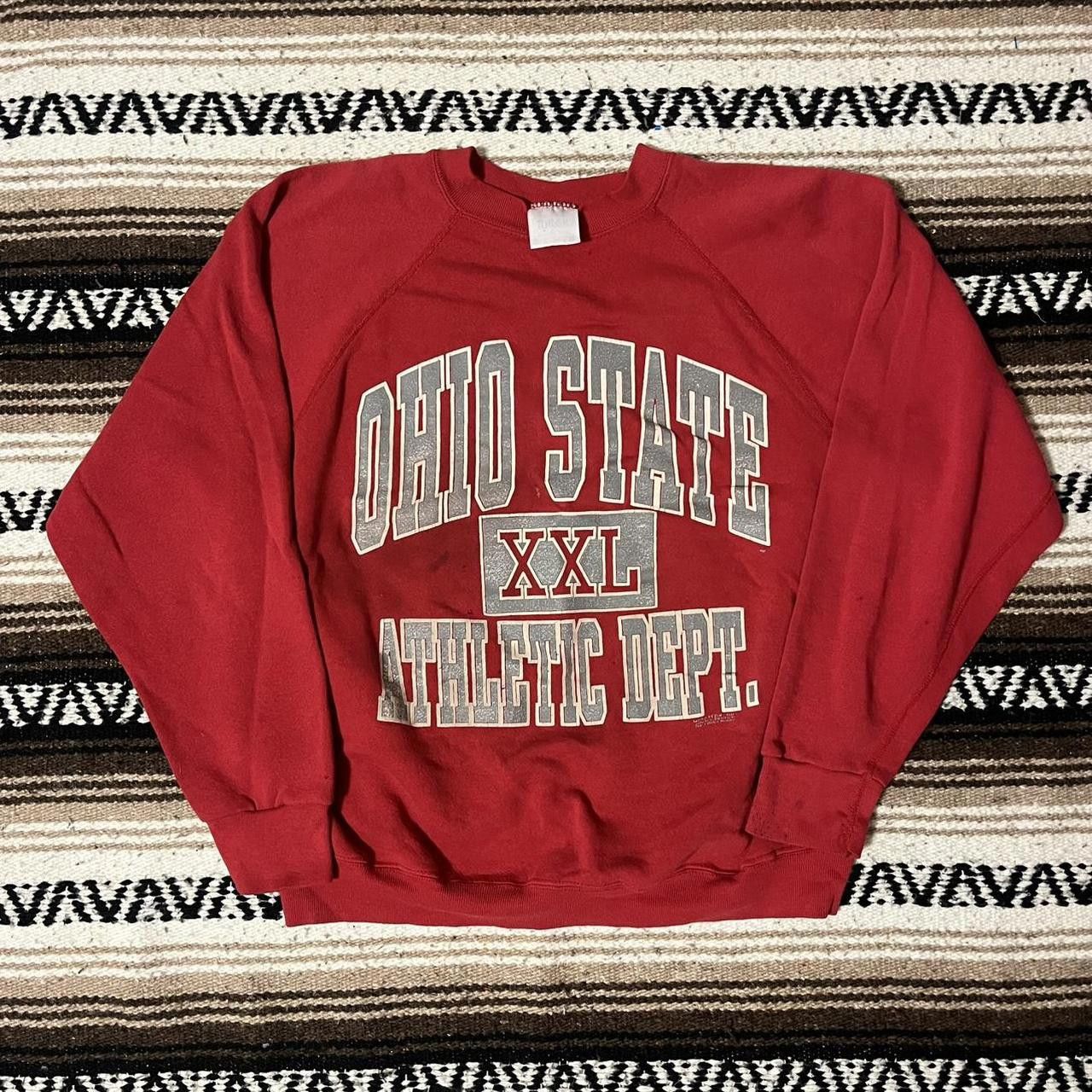 Tultex Vintage 80s Ohio State Athletic Dept. Crewneck Made in USA Size US L / EU 52-54 / 3 - 1 Thumbnail