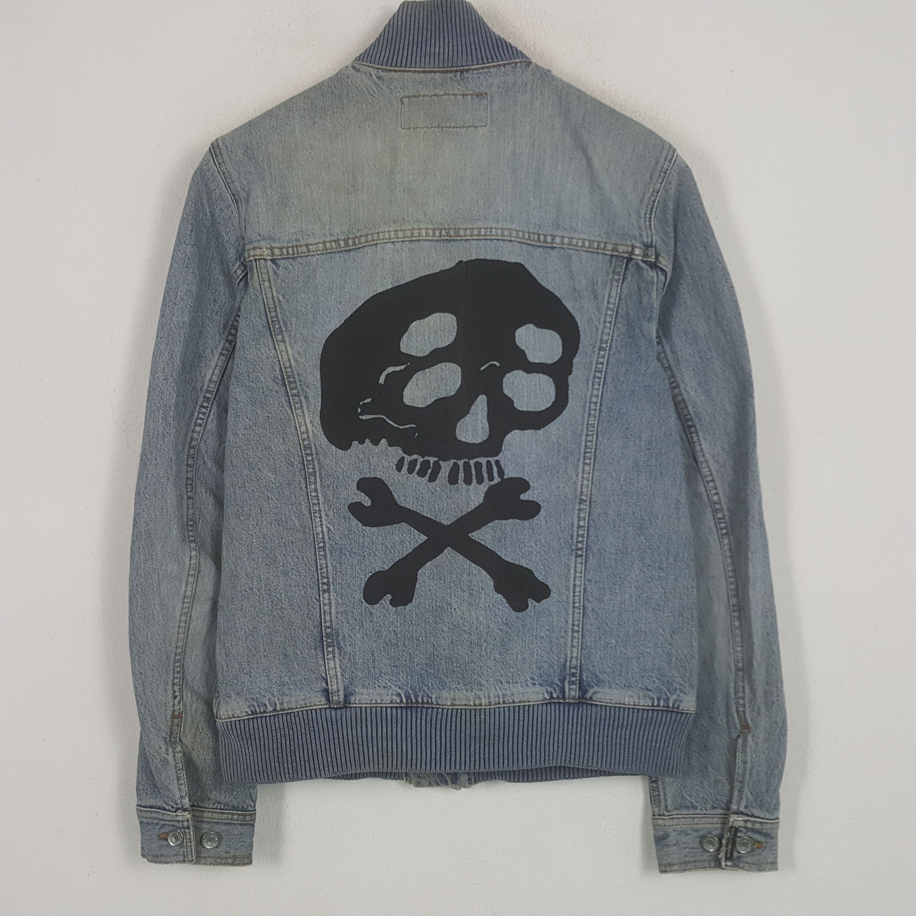 Dolce & Gabbana Custom Kapital Art Denim Bikers Jacket