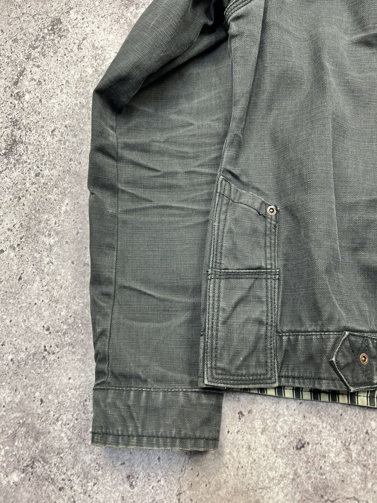 Japanese Brand Vintage Y2K grunge biker raw denim jacket Rick Owens style Size L / US 10 / IT 46 - 11 Thumbnail