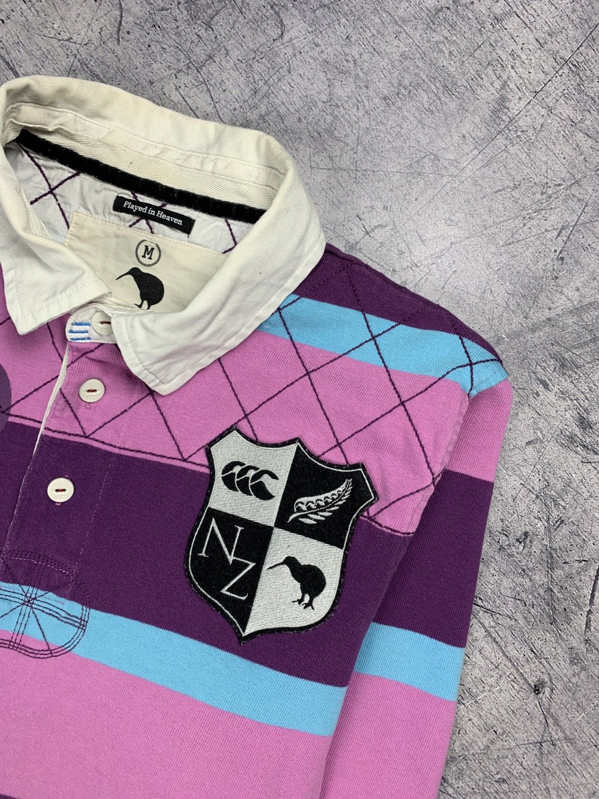 Canterbury of New Zealand Vintage Canterbury of New Zealand Rugby Shirt 90s striped Size US M / EU 48-50 / 2 - 5 Thumbnail