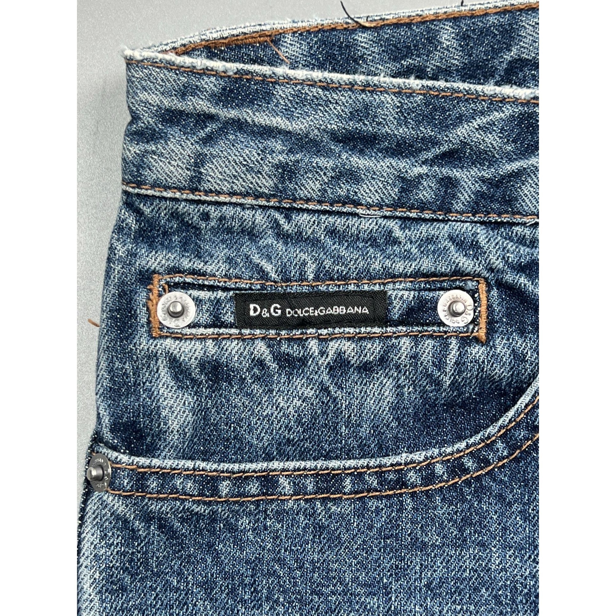 Dolce & Gabbana Dolce & Gabbana 6-Pocket Design Denim Jeans Pants (Y0840) Size 27" / US 4 / IT 40 - 4 Thumbnail