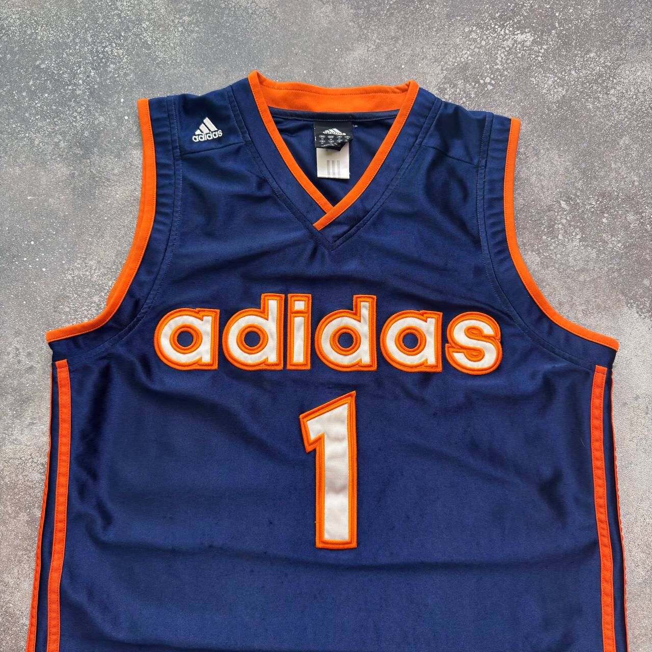 Adidas × Vintage Adidas 00’s Vintage Retro Basketball Jersey Size US M / EU 48-50 / 2 - 4 Thumbnail