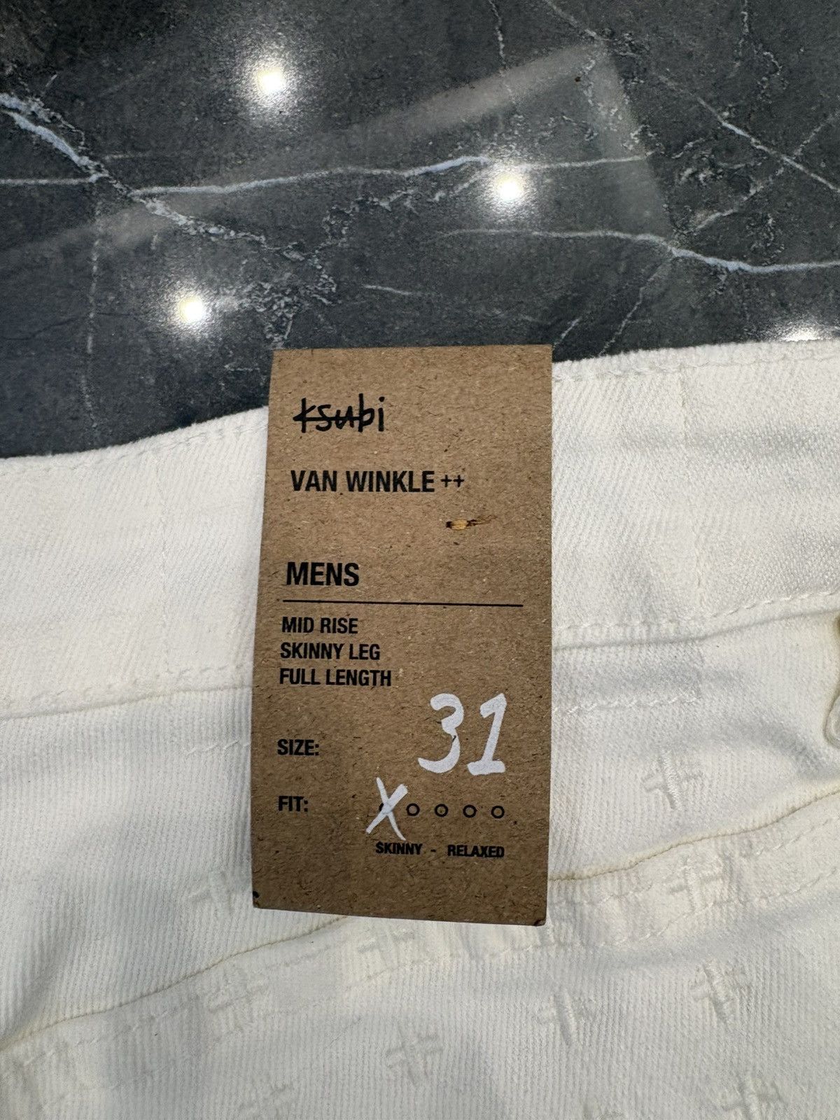 Ksubi NWT Ksubi Van Winkle Avalanche Trashed White Jeans Size 31 Size US 31 - 2 Thumbnail