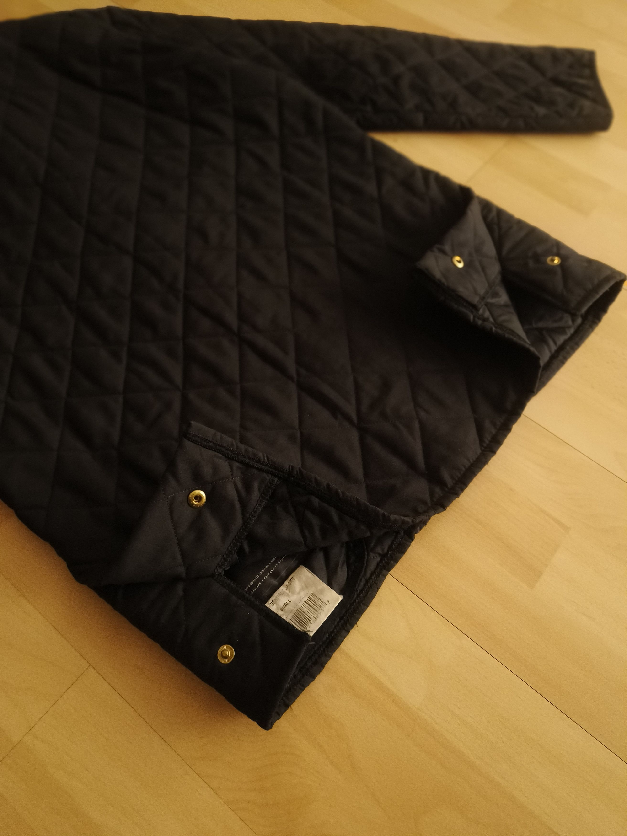 Barbour × Vintage Barbour Eskdale Jacket Dark Quilted Men's Size US S / EU 44-46 / 1 - 7 Thumbnail