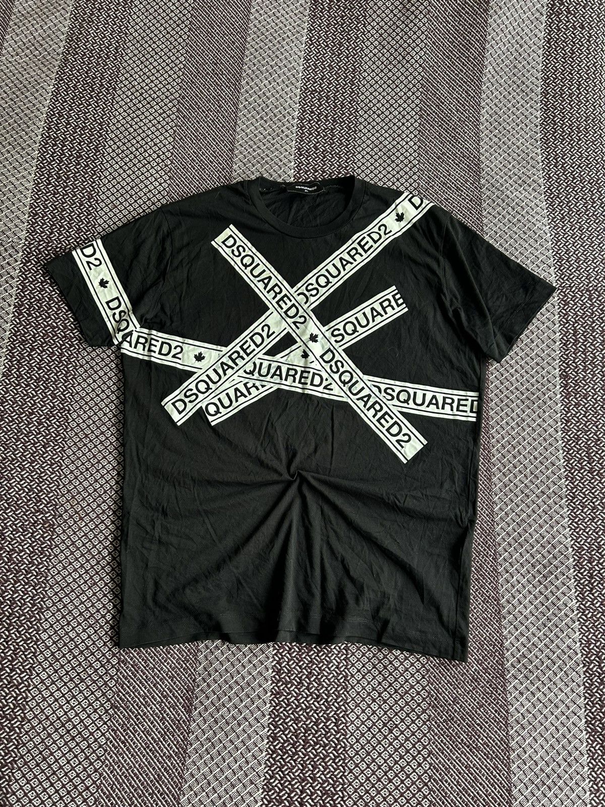 Dsquared2 Dsquared Big Logo Luxury T-shirt Streetwear Size XL Rare Tee Size US XL / EU 56 / 4 - 1 Thumbnail