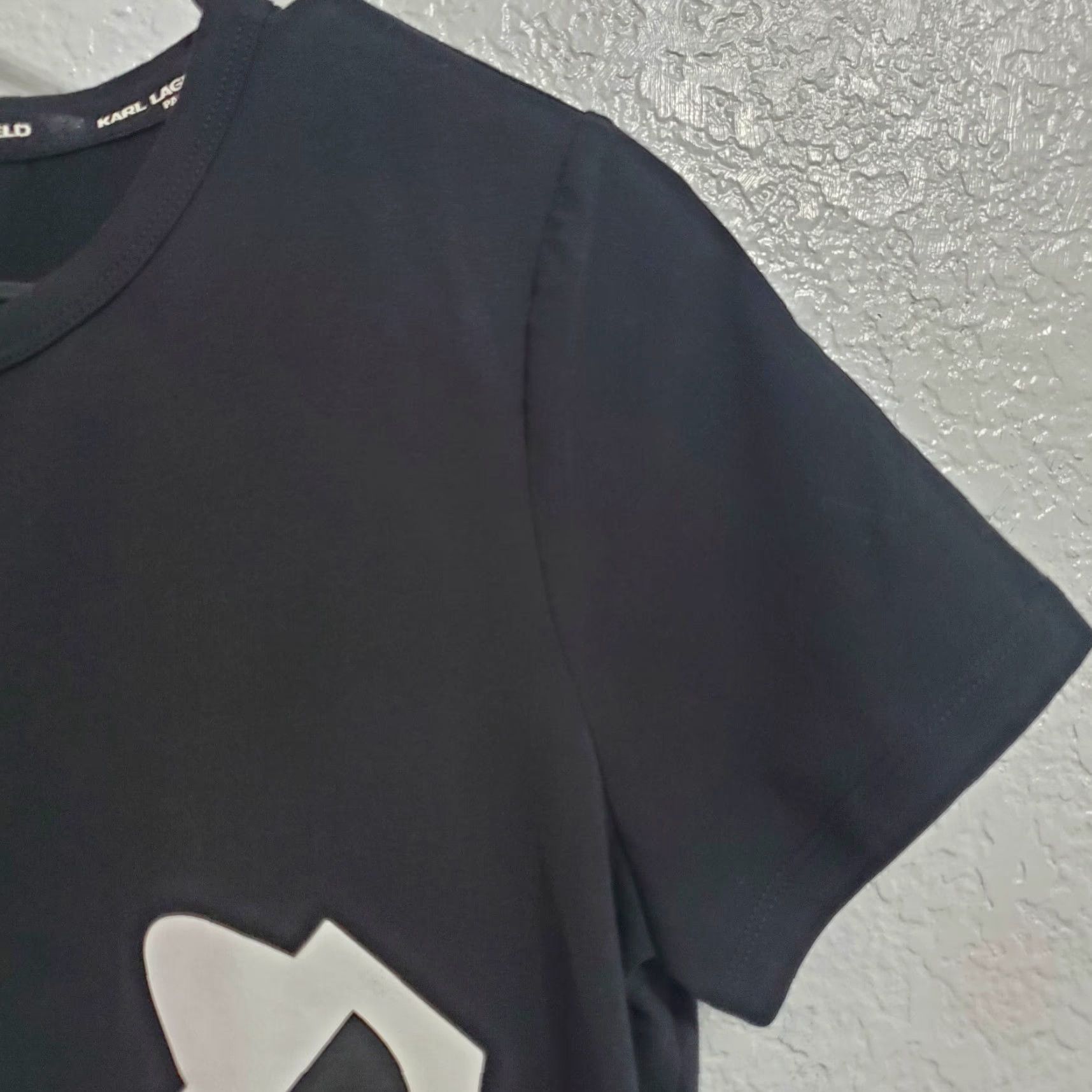 Karl Lagerfeld VINTAGE Karl Lagerfeld Paris T Shirt Dress XS Black Karl & Choupette Graphic Size XS / US 0-2 / IT 36-38 - 6 Thumbnail