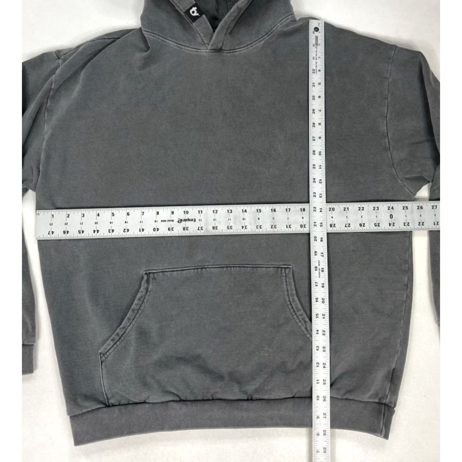 Vintage VINTAGE Thirty Years Heavyweight Pullover Hoodie Women XXL Gray Thirtyyears Size XXL / US 16-18 / IT 52-54 - 7 Thumbnail