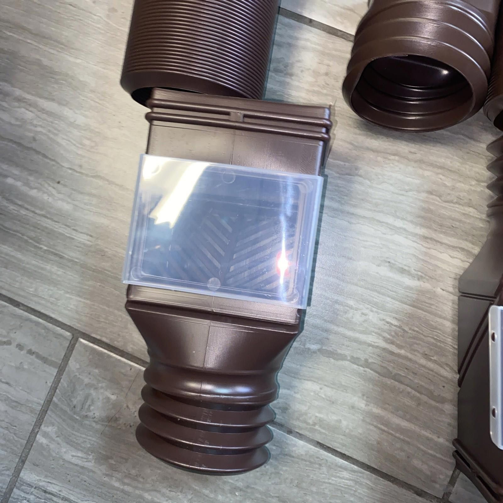 Other VEVOR Corrugated Drain Pipe With Adapters Brown HC3003G2 Size ONE SIZE - 4 Thumbnail