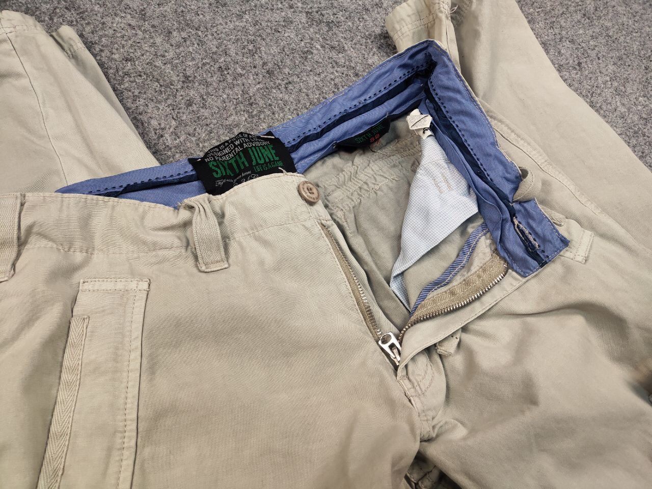 Japanese Brand Vintage 90's Japanese Cargo Trouser Pants Y2K Style Size US 32 / EU 48 - 13 Thumbnail