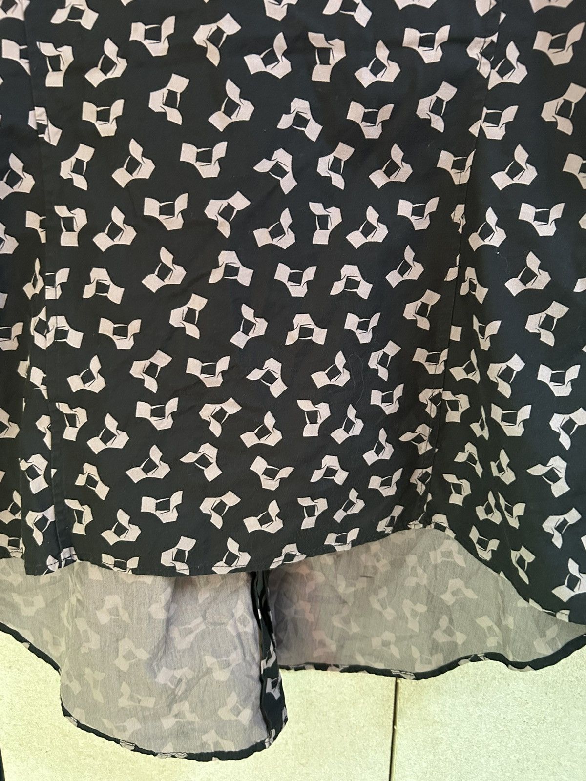 Lad Musician Archive FW2007 Geometric Print Button Up Shirt Size US S / EU 44-46 / 1 - 13 Thumbnail