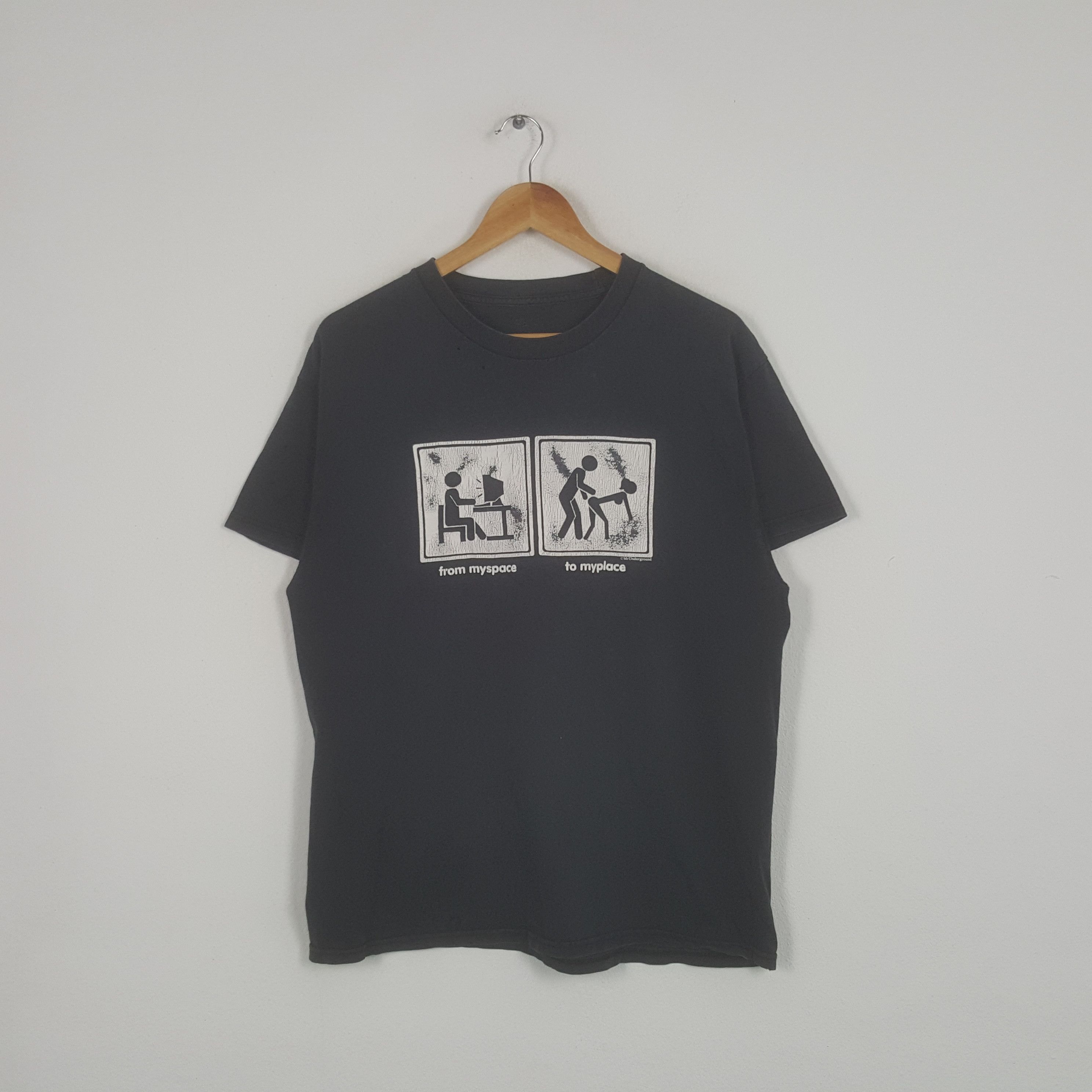 Vintage MyUnderground American Social Media Parody Tshirt