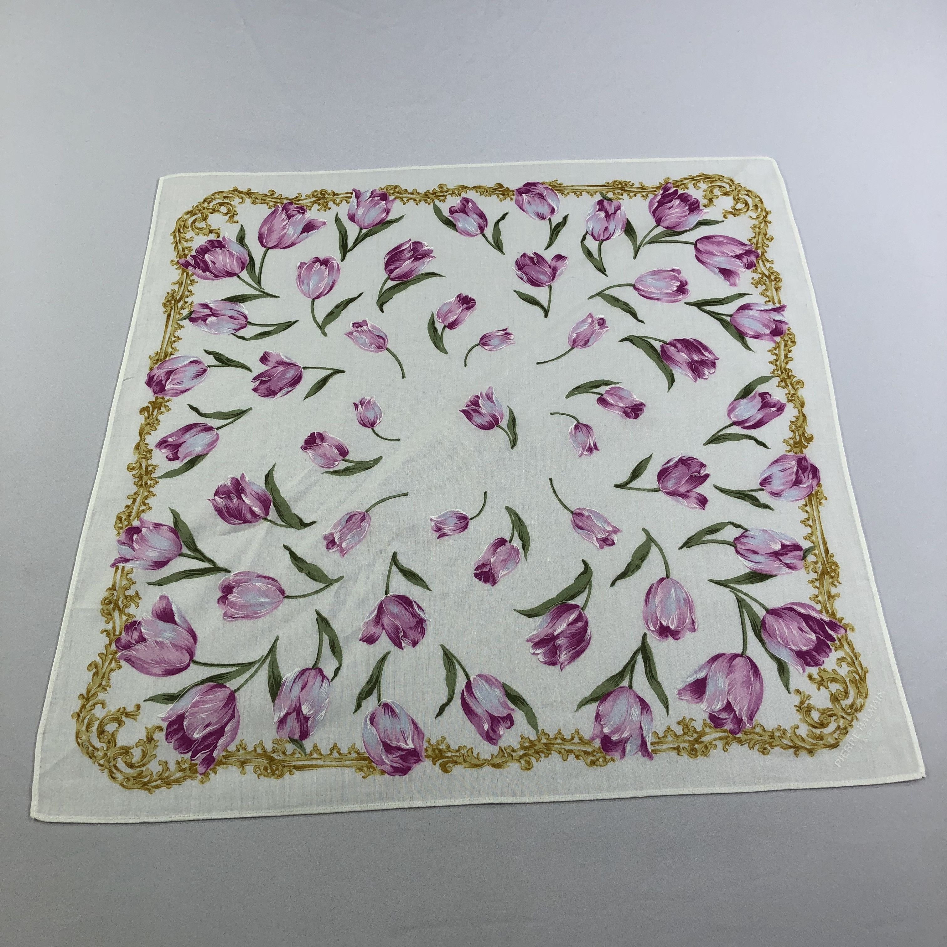 Pierre Balmain Pierre Balmain Handkerchief Neckerchief Bandana H1911 Size ONE SIZE - 2 Thumbnail