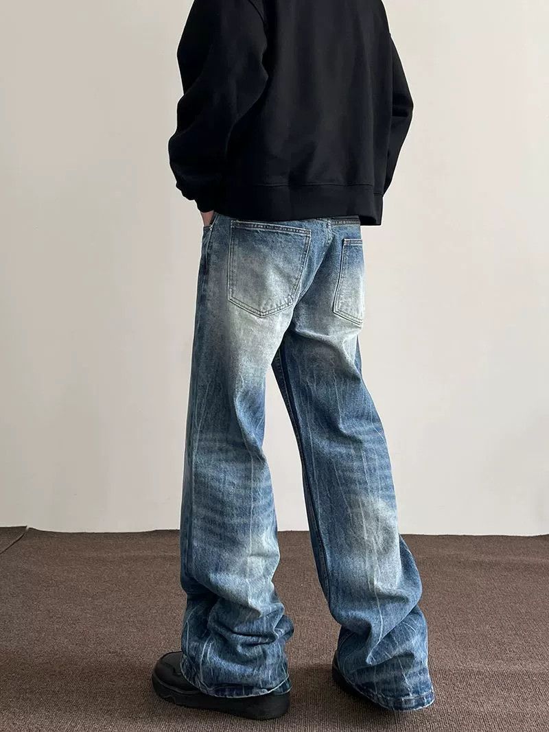 Jean American high street lightning flared cleanfit blue jeans Size US 32 / EU 48 - 3 Thumbnail