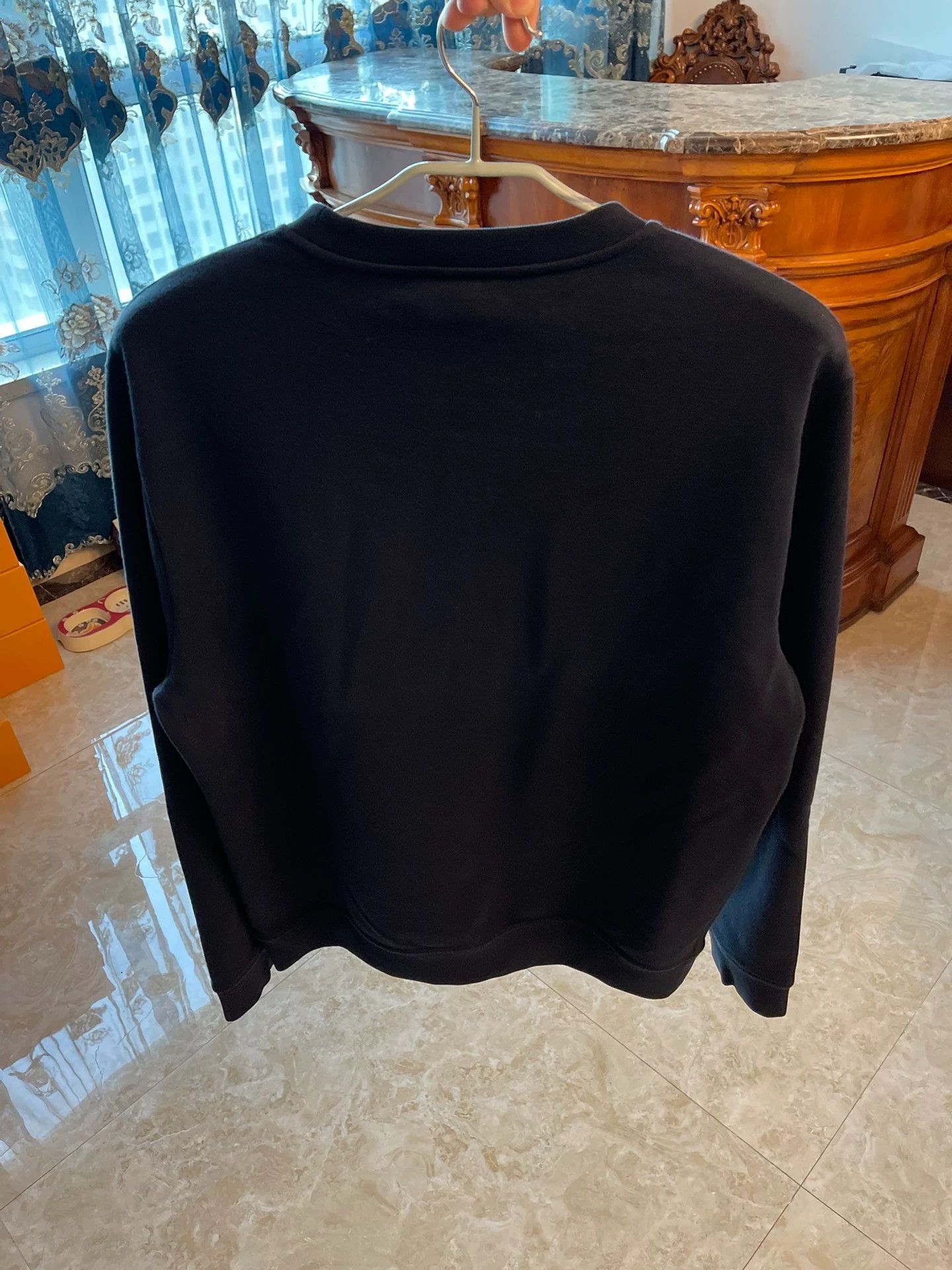 Hermes Hermes Classic Men's Sweatshirt L Horse Logo Leather Panel Size US L / EU 52-54 / 3 - 2 Thumbnail