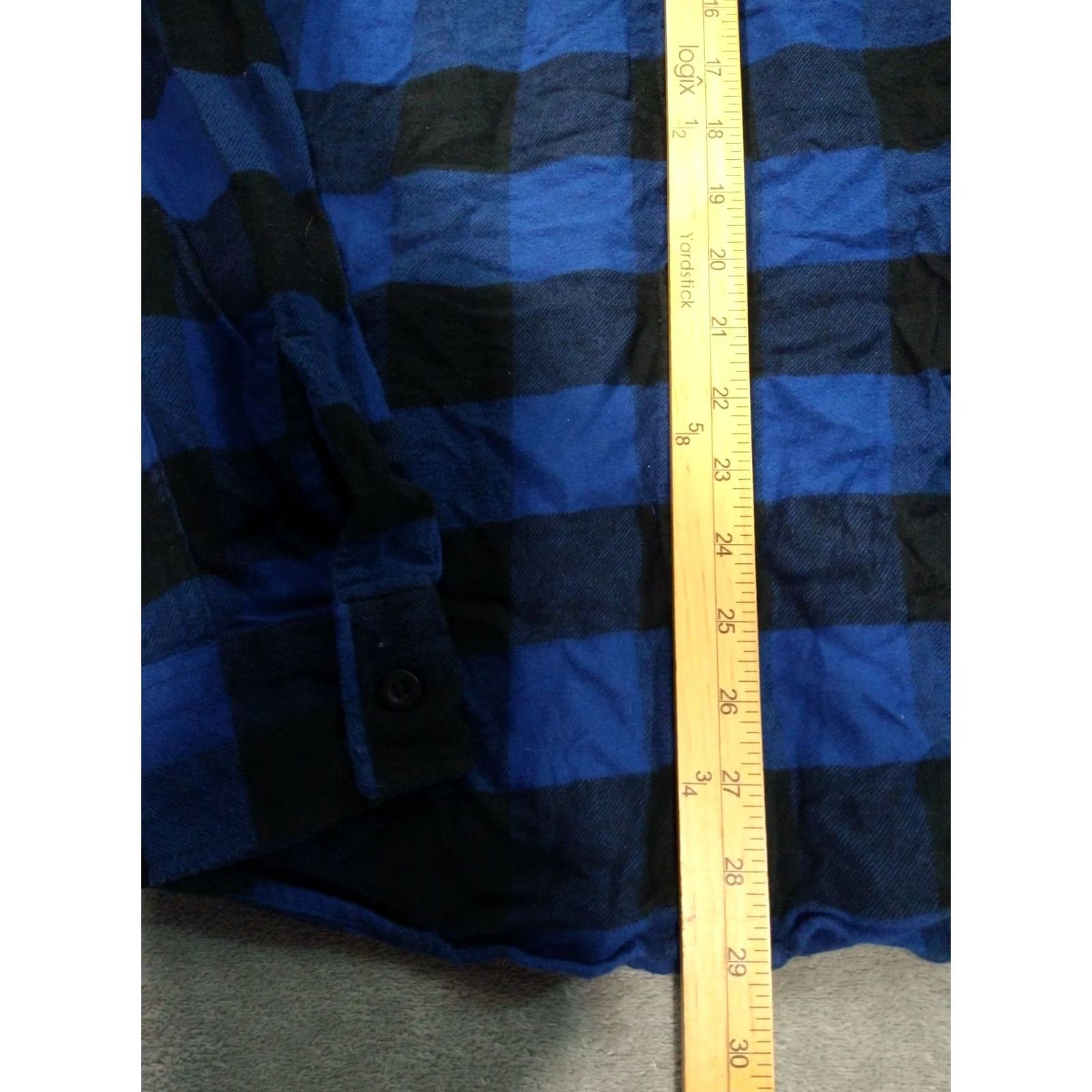 American Eagle Outfitters VINTAGE American Eagle Shirt Mens Large Blue Plaid Flannel Cotton Super Soft Button Up Shirt Size US L / EU 52-54 / 3 - 4 Thumbnail