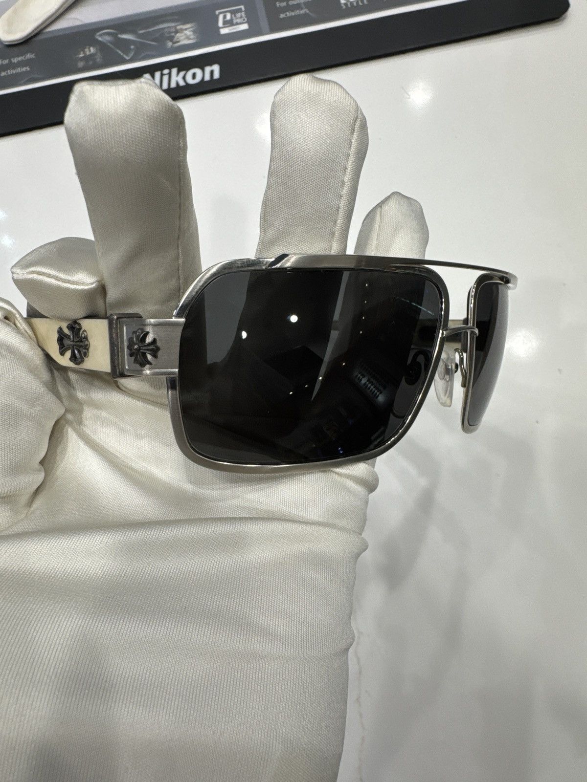 Chrome Hearts Chrome Hearts HUMMER Sunglasses Size ONE SIZE - 3 Thumbnail