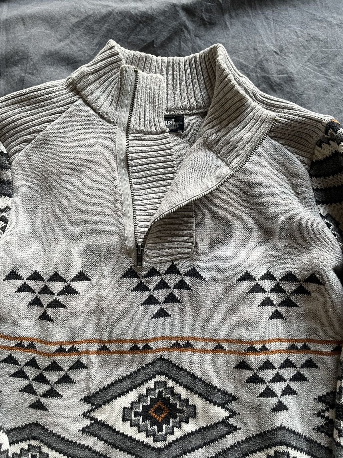 Desigual Cotton sweater with cool pattern Size US S / EU 44-46 / 1 - 3 Thumbnail