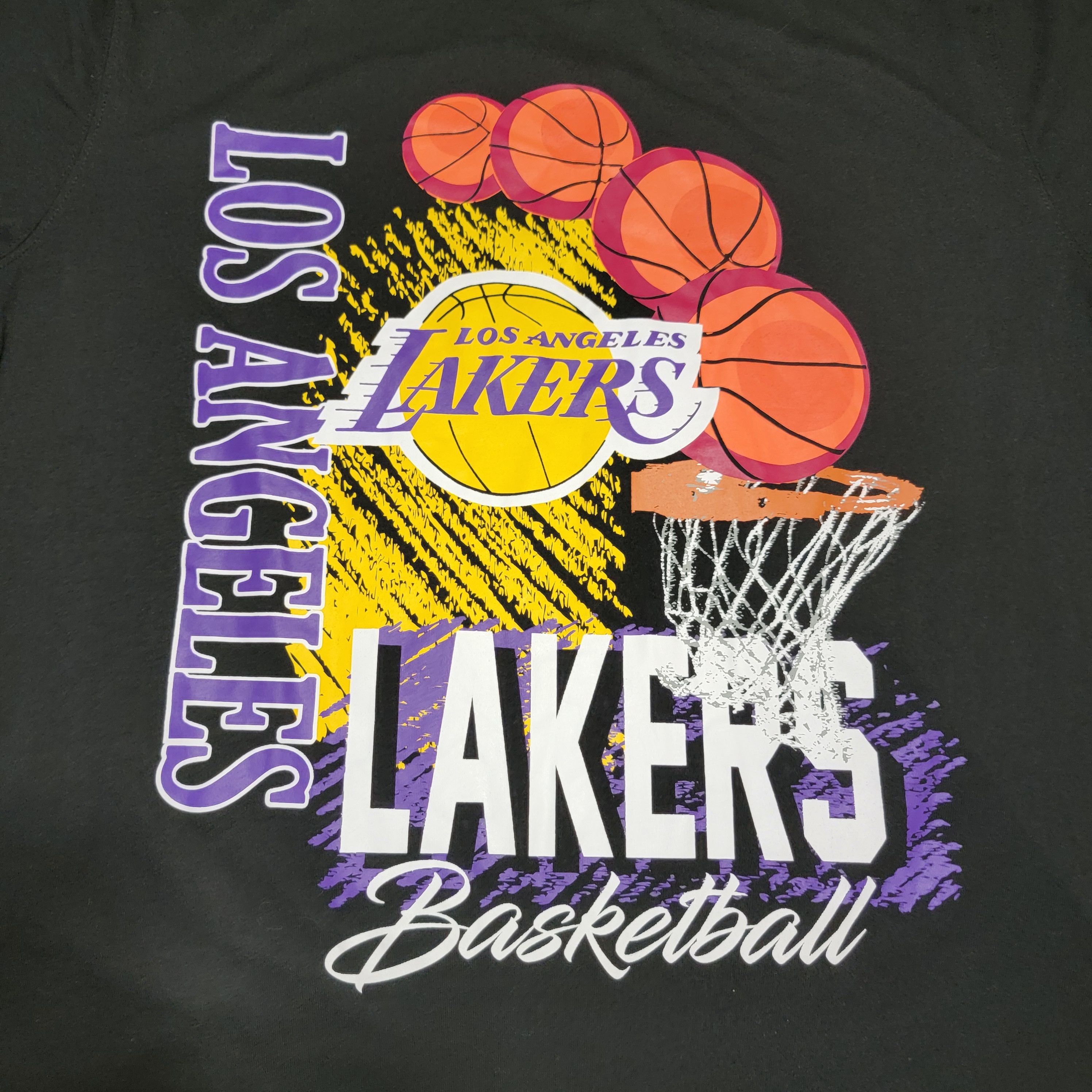 NBA NBA UNK SS Black Unisex Tee LA Lakers Basketball - Size 3X Size US XXL / EU 58 / 5 - 2 Thumbnail