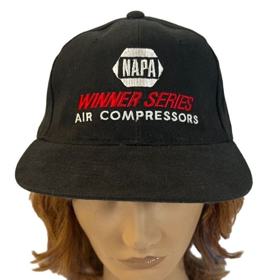 Vintage Vintage Sportsman Cap NAPA Winner Series Air Compressors Size ONE SIZE - 1 Thumbnail
