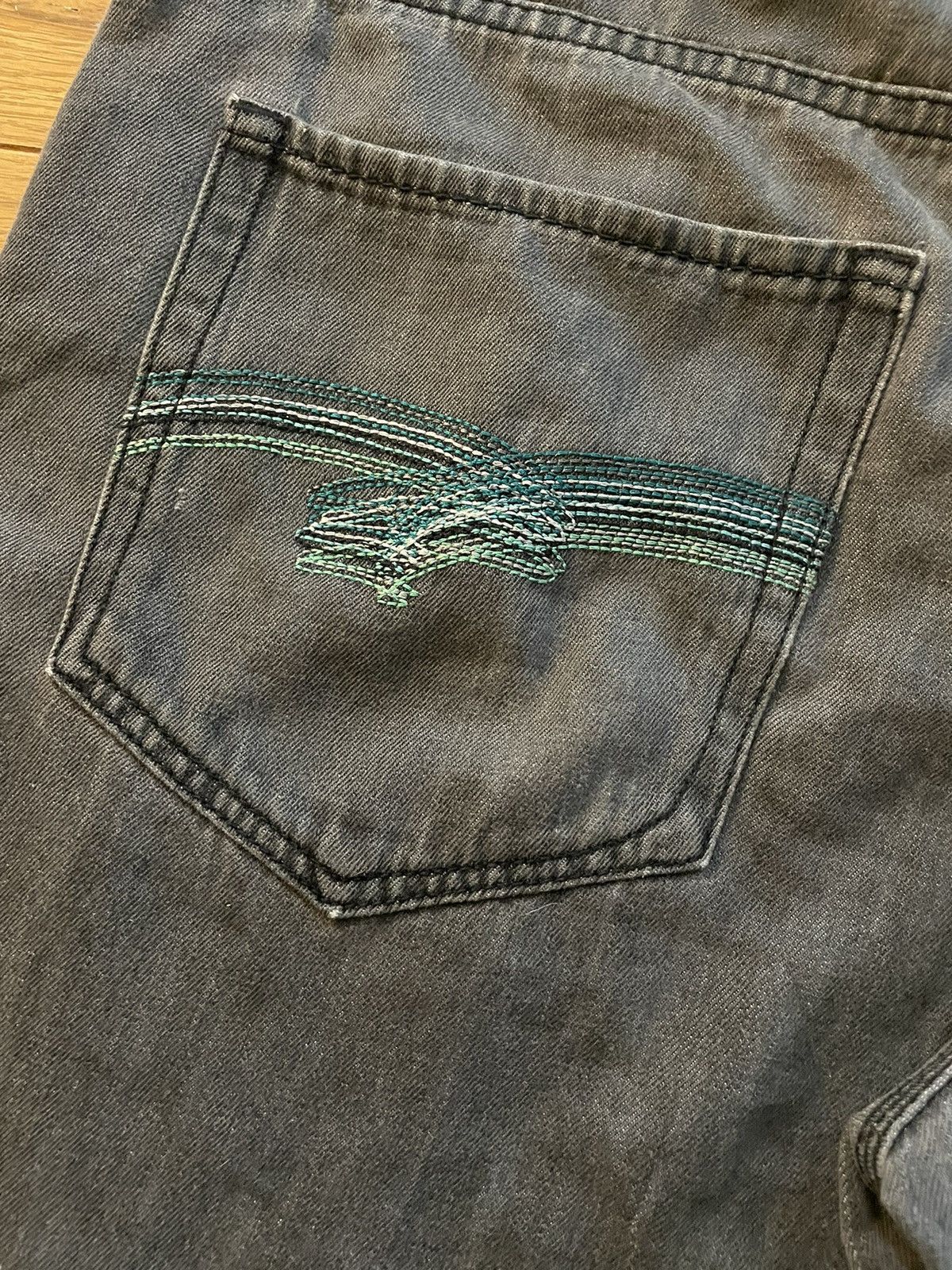 Rocawear Y2K Baggy black faded distressed Rocawear jeans Size US 36 / EU 52 - 5 Thumbnail