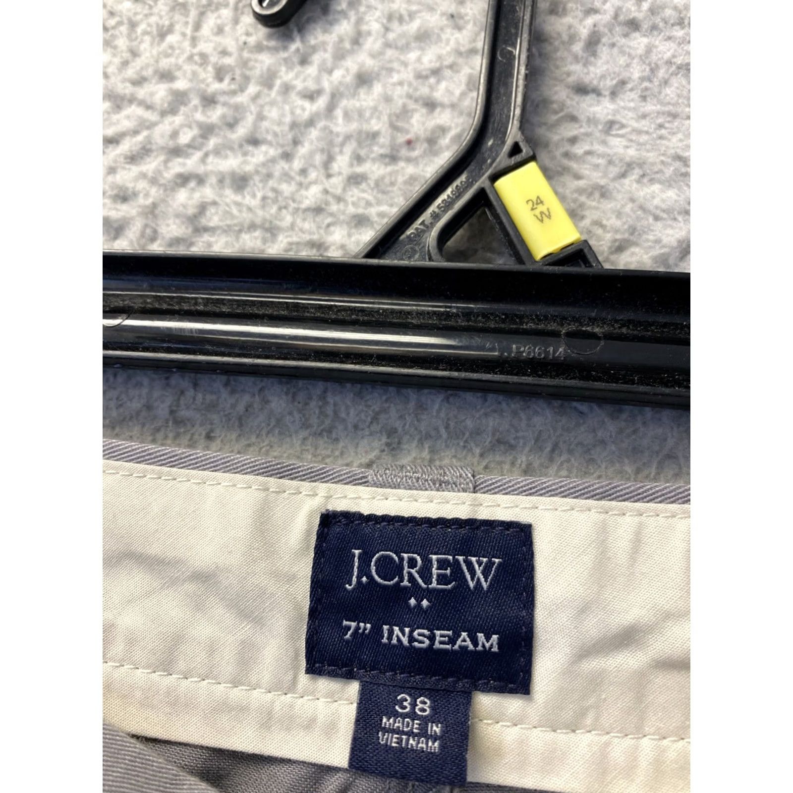J.Crew J.CREW Shorts Mens 38 Gray 100% Cotton Chino Flat Front Button Zipper Casual /0863 Size US 38 / EU 54 - 3 Thumbnail