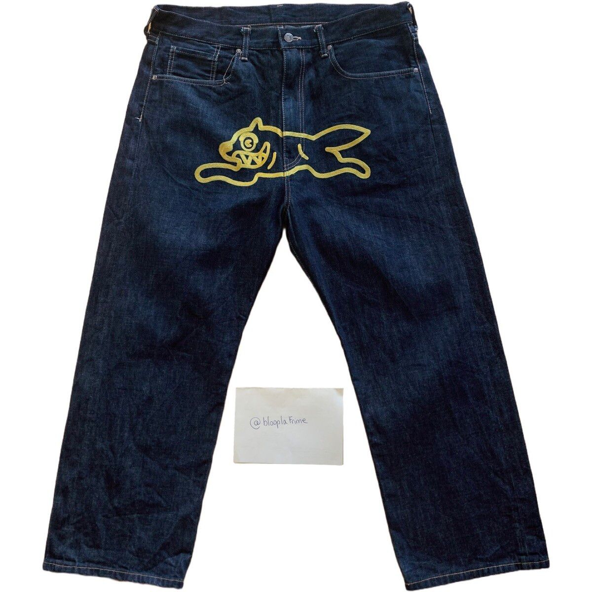 Billionaire Boys Club Running dog jeans embroded | Grailed