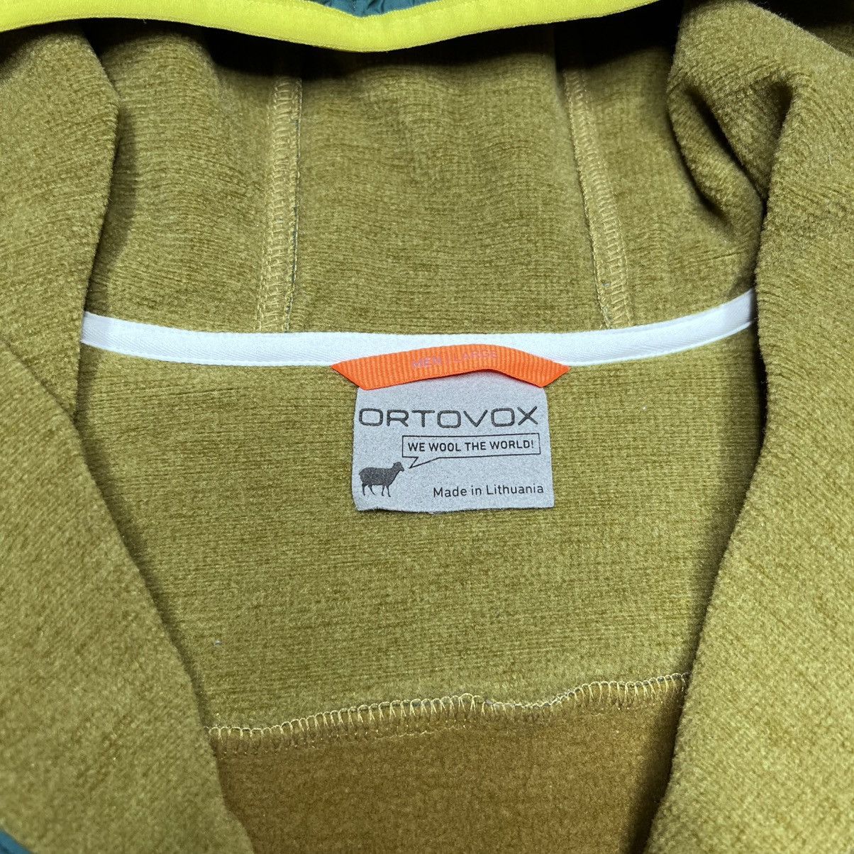 ORTOVOX Ortovox Men’s Green Moss Fleece Plus Anorak Hoodie Jacket Size US L / EU 52-54 / 3 - 2 Thumbnail