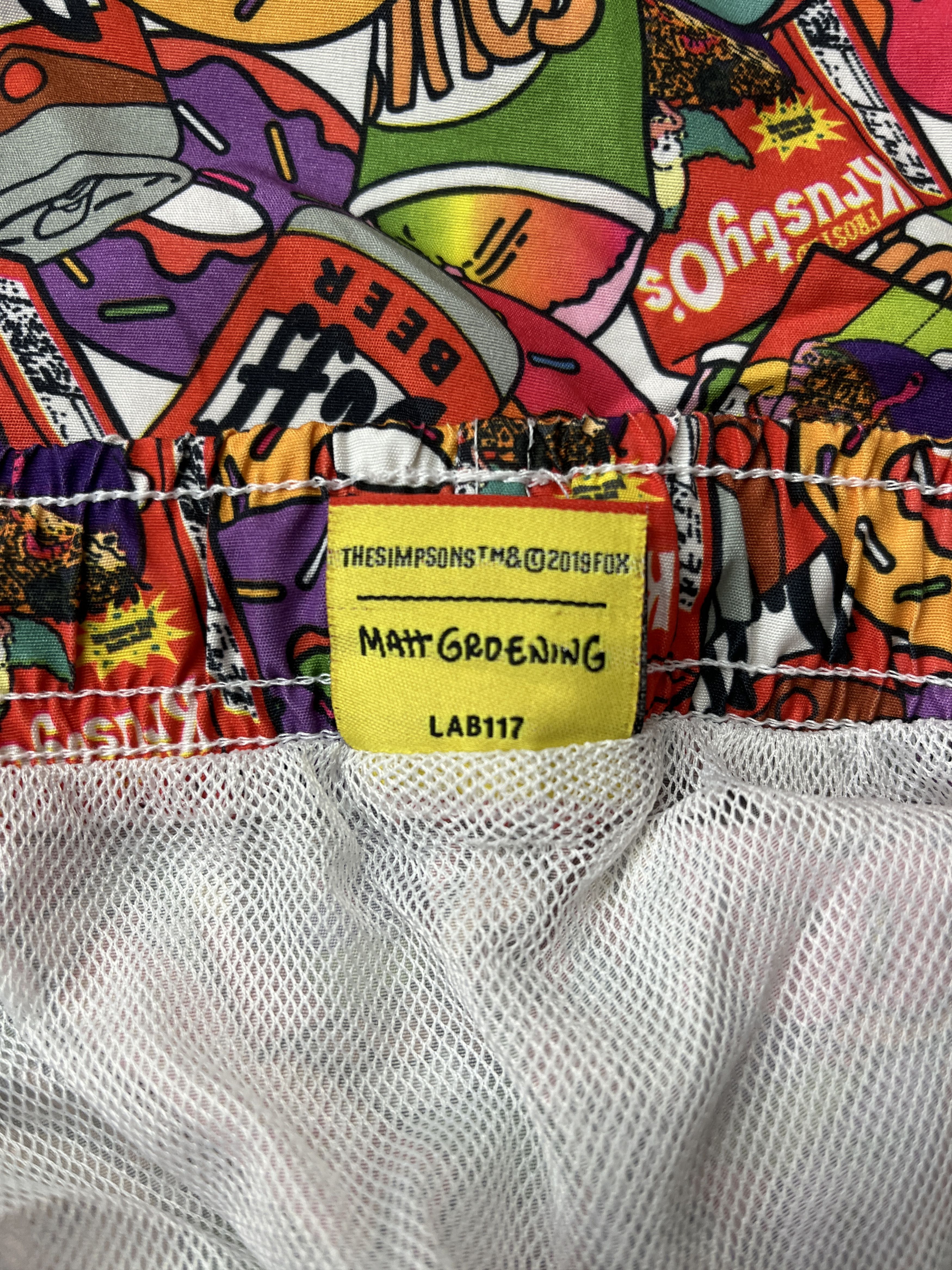 The Simpsons The Simpsons Shorts Spriengfield Overprint Swim Art Size 2XL Size US 40 / EU 56 - 10 Thumbnail
