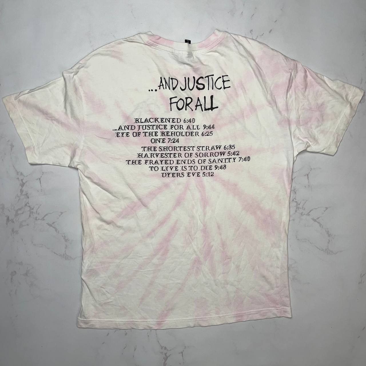 Metallica metallica and justice for all shirt batik H&M XS raresammler Size US XS / EU 42 / 0 - 8 Thumbnail