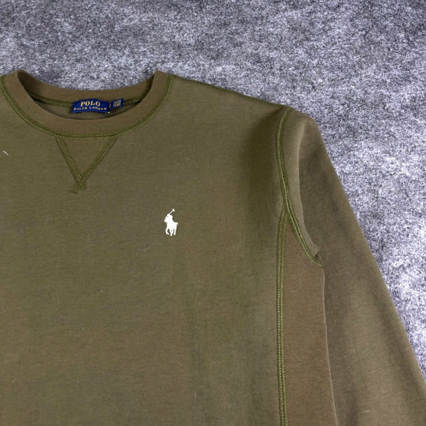 Polo Ralph Lauren Polo Ralph Lauren Sweatshirt Crewneck Logo Embroidered Polo Pony Size S Mens Olive Green/Green Crew Neck Pullover 90s Style Size US S / EU 44-46 / 1 - 3 Thumbnail