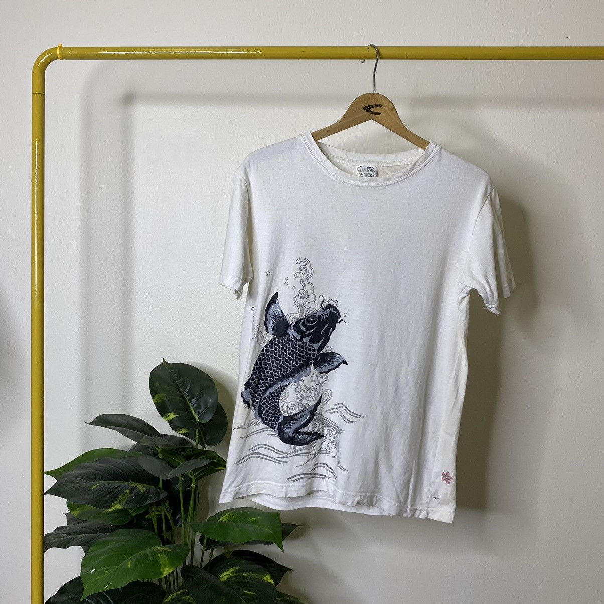 Ed Hardy × Japanese Brand Cure All Koi Fish Sukajan Ed Hardy Karakuri Style Tee Size US S / EU 44-46 / 1 - 5 Thumbnail