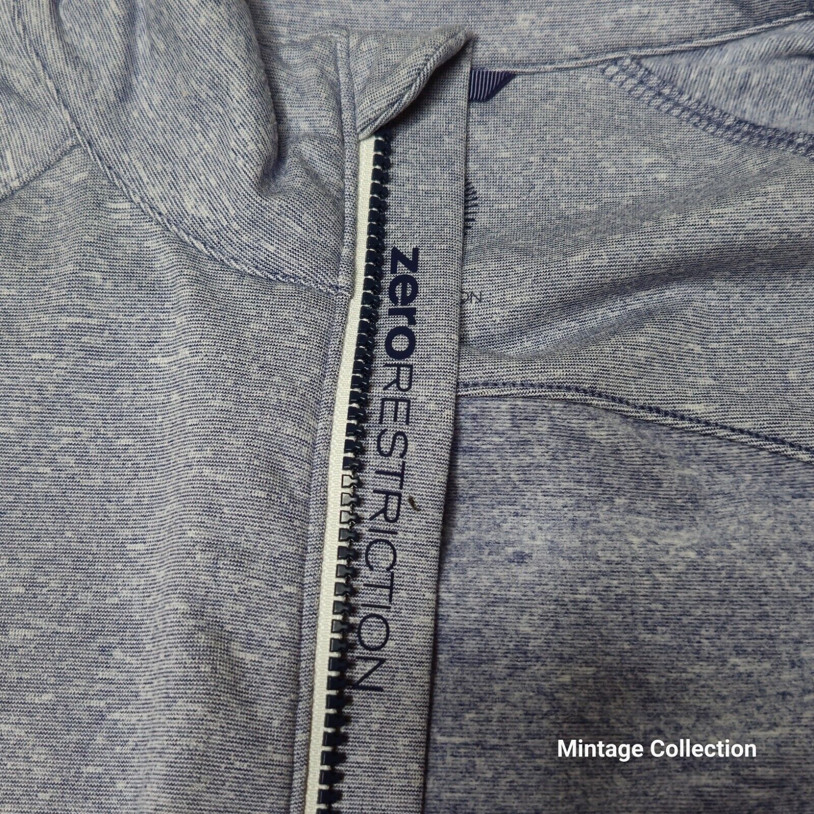 Other ZERO RESTRICTION FULL ZIP BLUE GOLF JACKET MADE IN TAIWAN Size US S / EU 44-46 / 1 - 6 Thumbnail