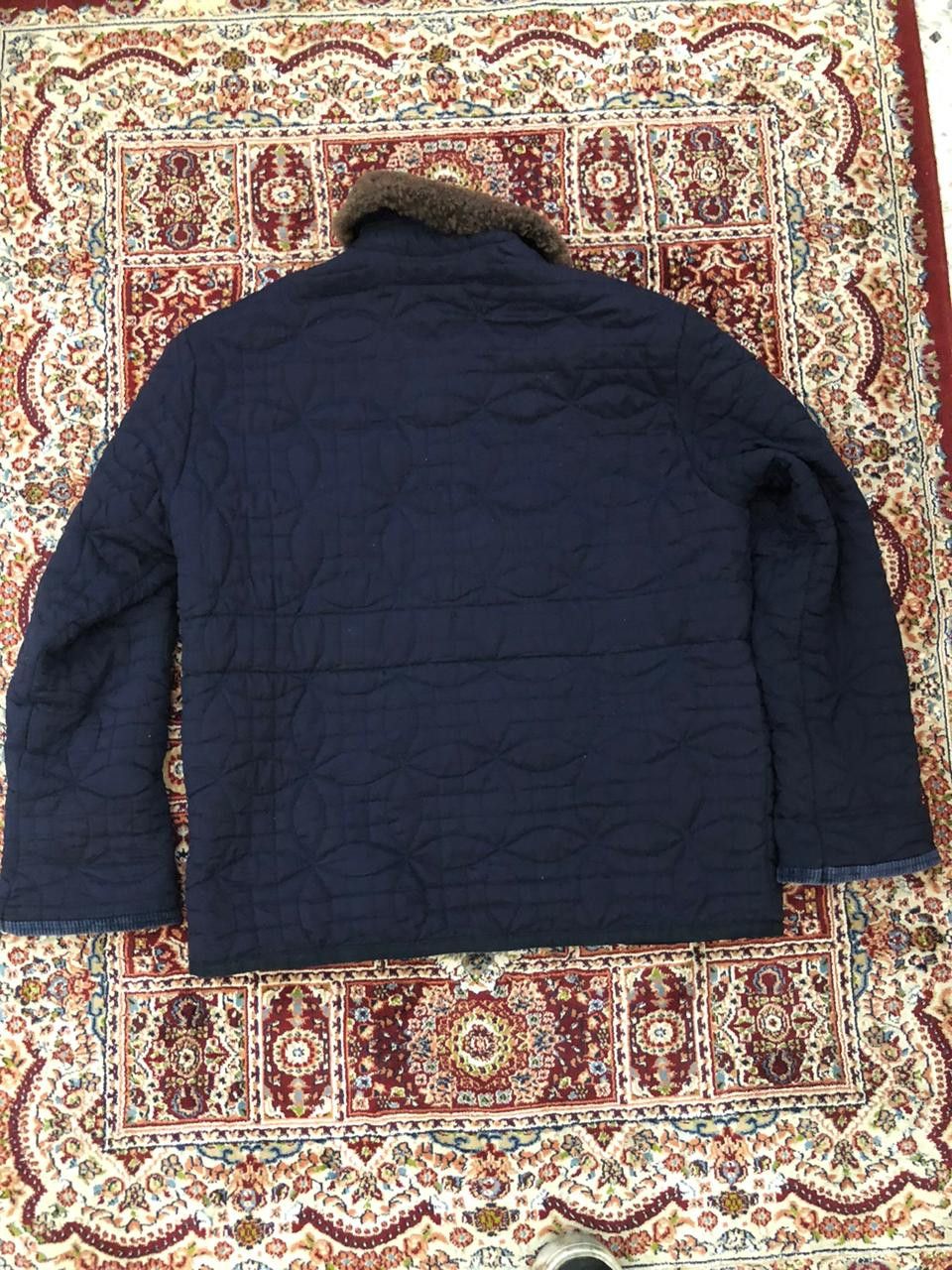C.P. Company Vintage Cp Compnay Quilted Jakcet Blue 42 Rare Corduroy Fur Size US L / EU 52-54 / 3 - 3 Thumbnail
