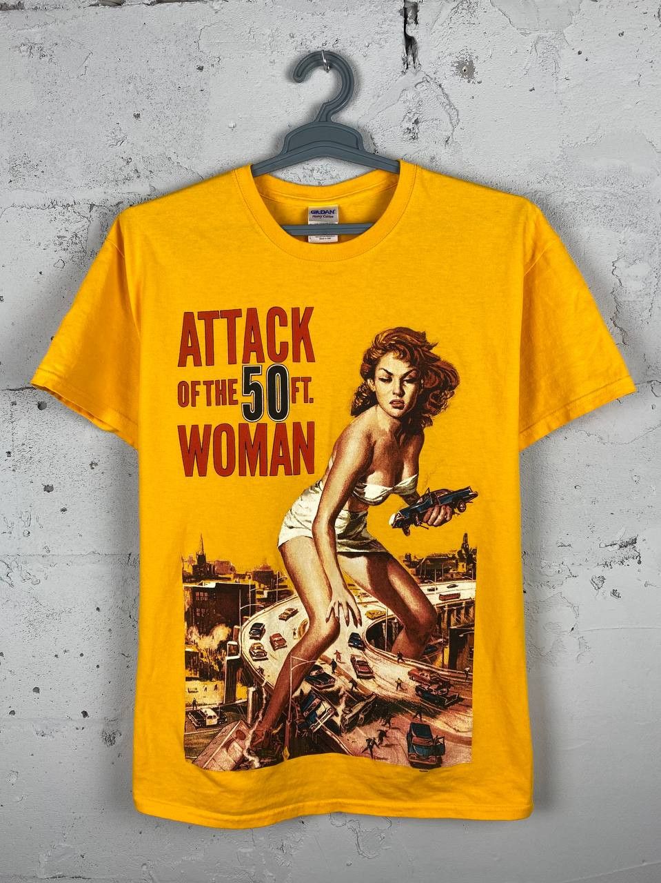 Vintage Vintage Attack Of The 50FT Woman Tee Size US L / EU 52-54 / 3 - 1 Thumbnail