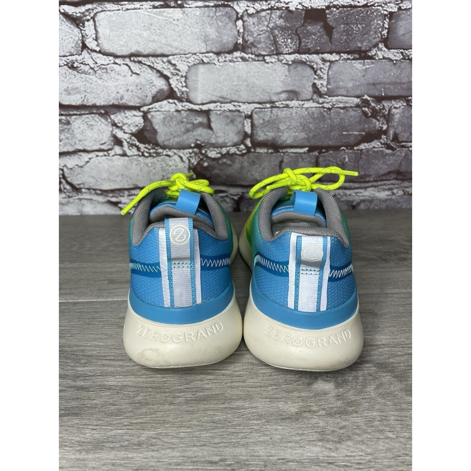 Cole Haan Cole Haan Zero Grand 212850 Journey Blue Yellow Synthetic Sh Size US 7.5 / IT 37.5 - 6 Thumbnail