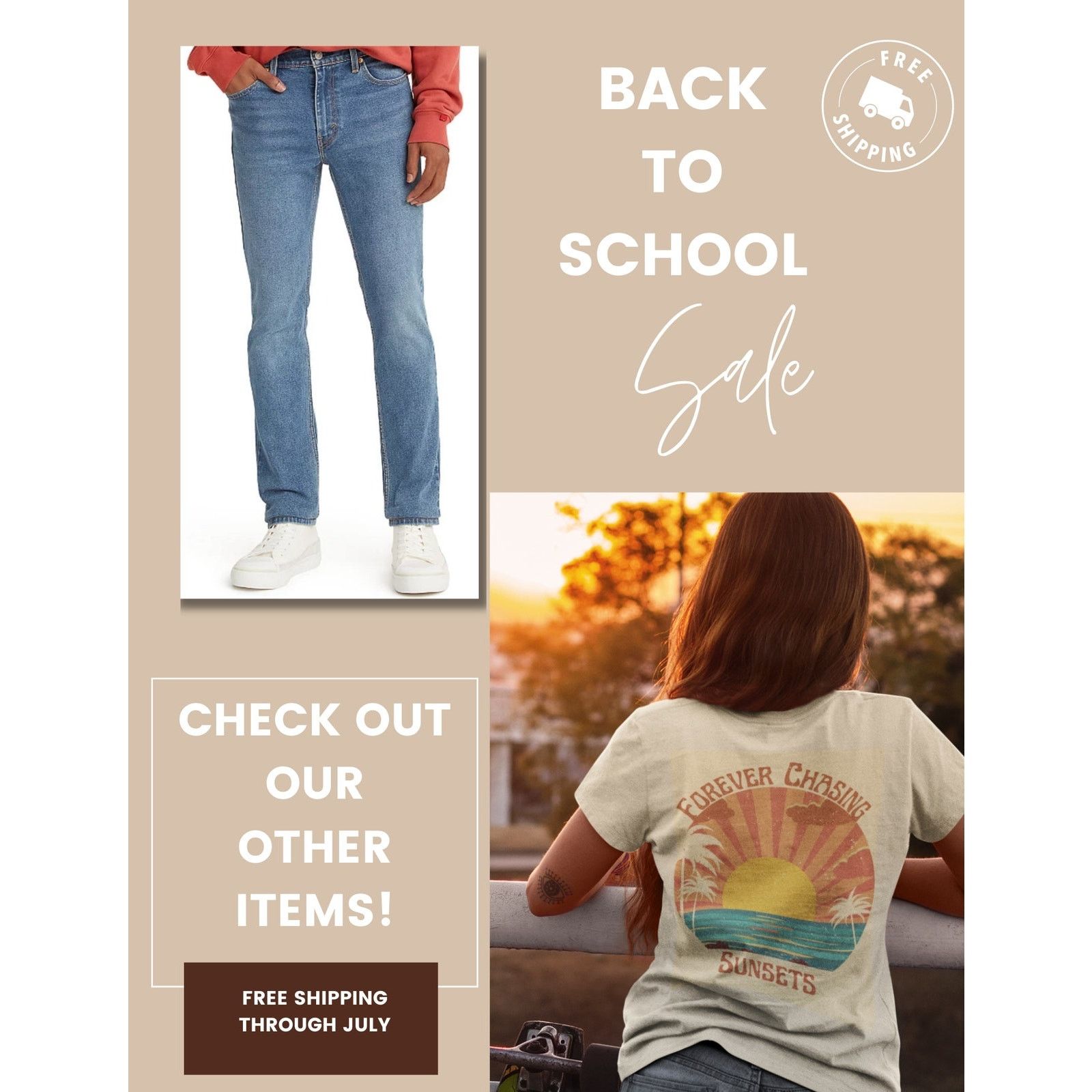 & Other Stories Back to School Jeans, Studded Pocket Studio5, Boot 5 x 33 Size 27" / US 4 / IT 40 - 7 Thumbnail
