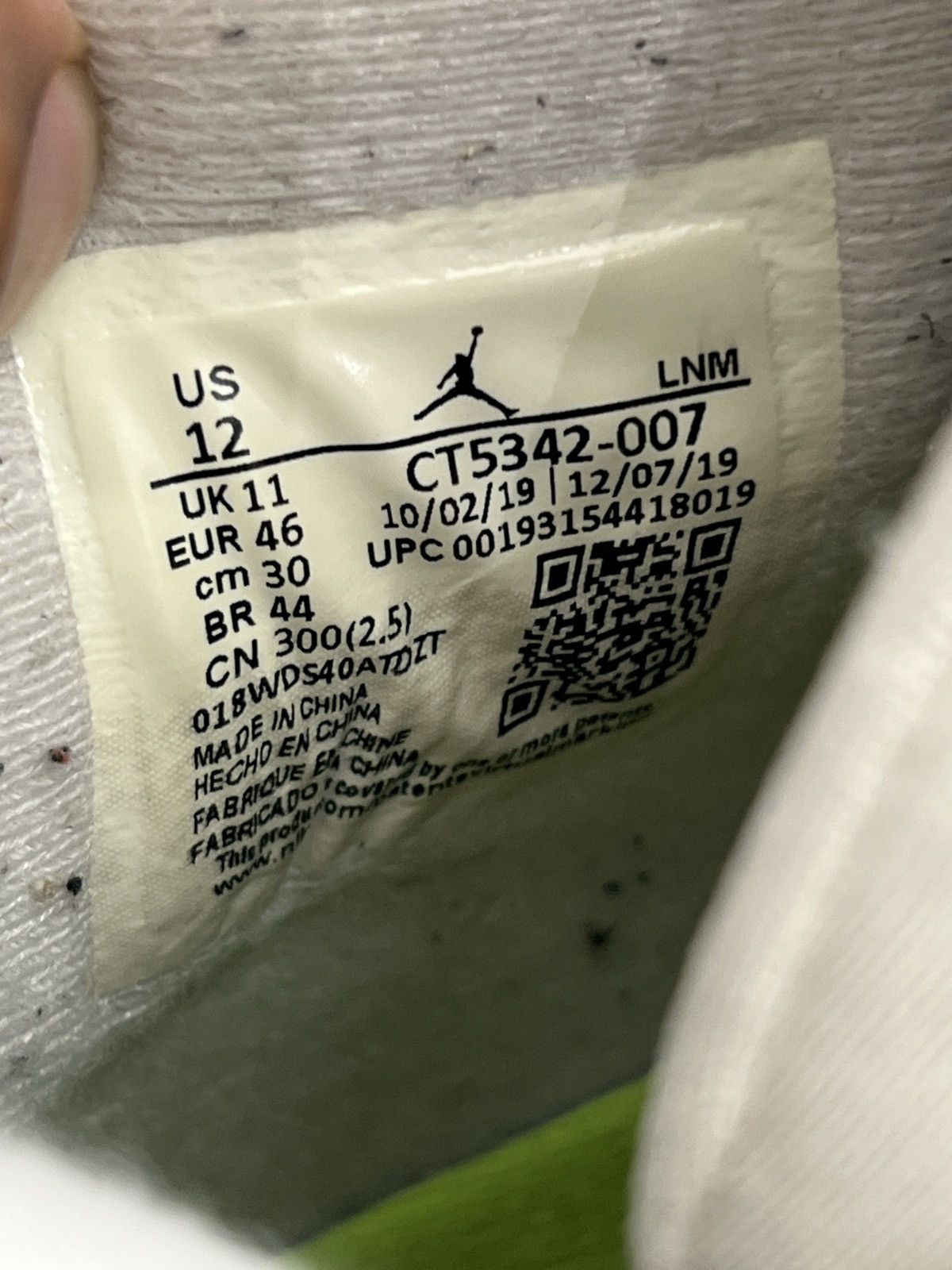 Jordan Brand Air Jordan 4 SE 95 Neon Sz. 12 (2020) Size US 12 / EU 45 - 8 Thumbnail
